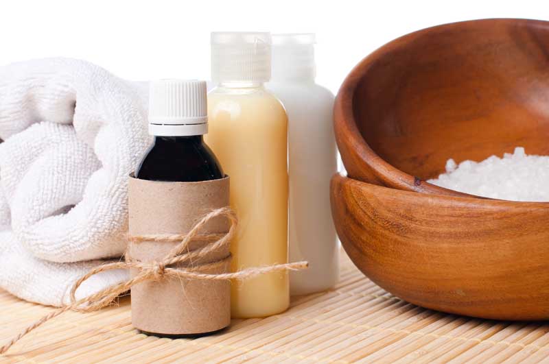 عکس لارج فرمت نمک و روغن ماساژ