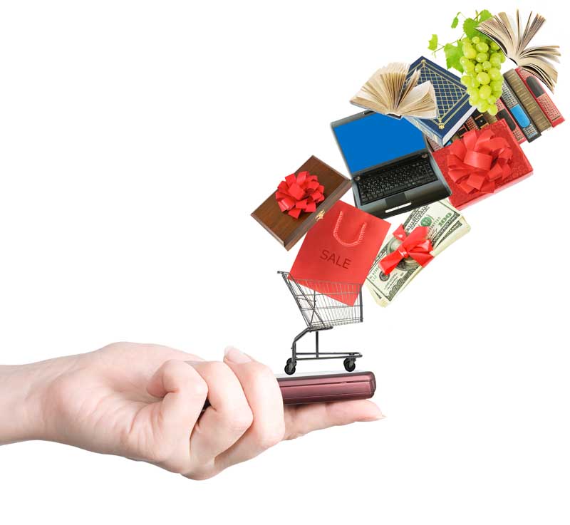 عکس خرید با گوشی موبایل