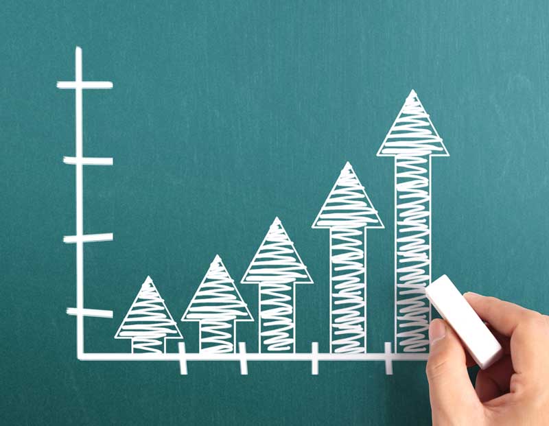 دانلود عکس نموداری برای صعود و پیشرفت