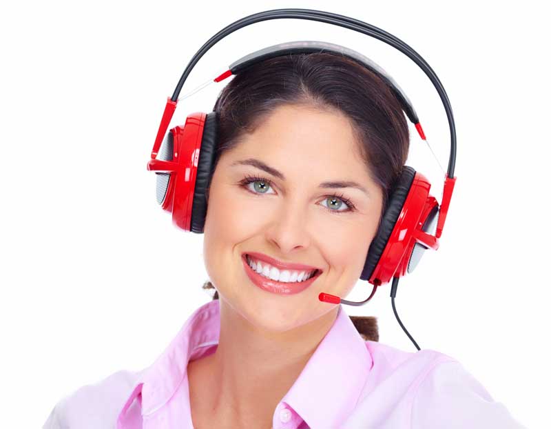 دانلود عکس لارج فرمت پشتیبان تلفنی خانم