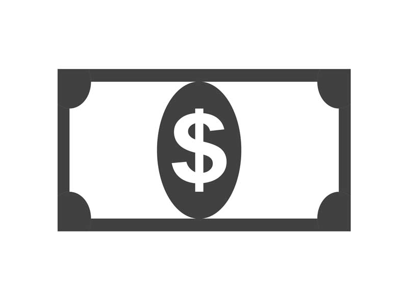 کلیپ آرت لایه باز دلار