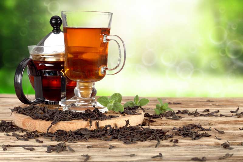 دانلود تصویر زیبا از استکان و قوری بلوری