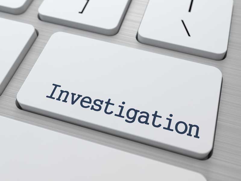 تصویر زیبا از دکمه Investigation در کیبورد