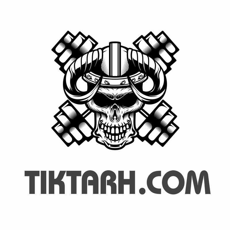 دانلود لوگو لایه باز دمبل و جمجمه دیو