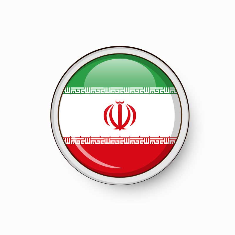 دانلود طرح لایه باز پرچم ایران دایره