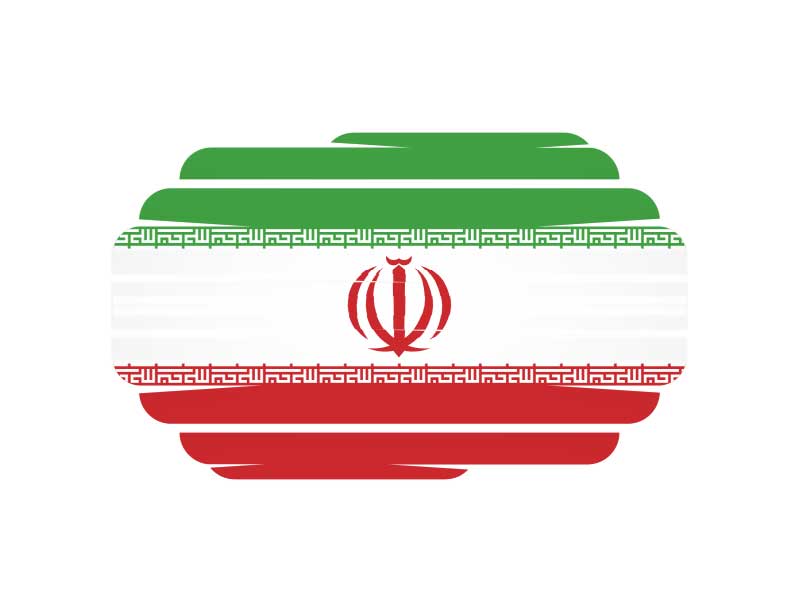 دانلود طرح لایه باز پرچم ایران به شکل فانتزی