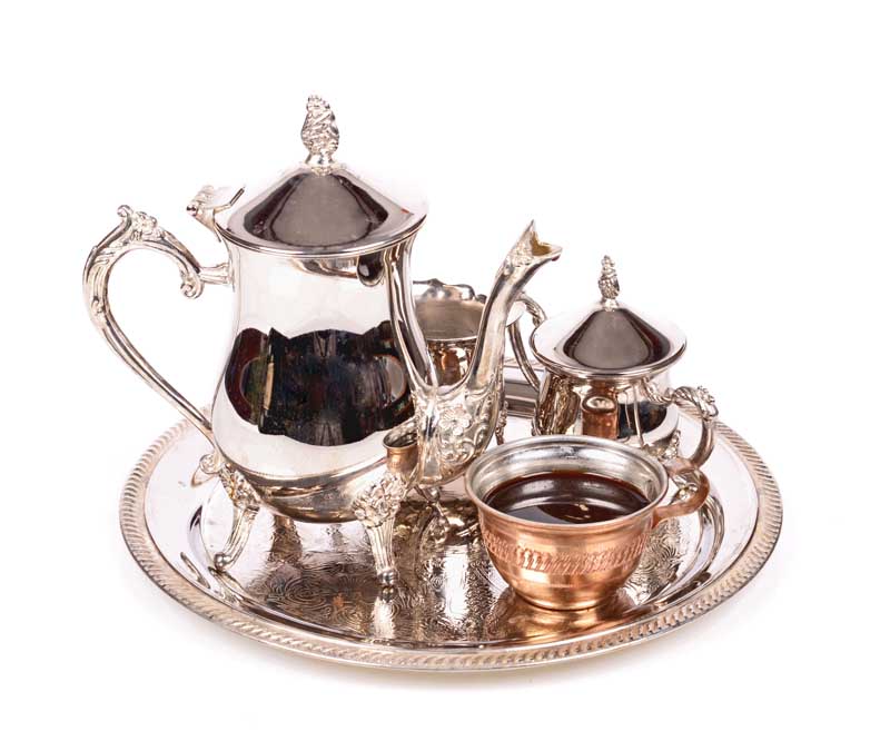 عکس لارج فرمت از سرویس چای مسی