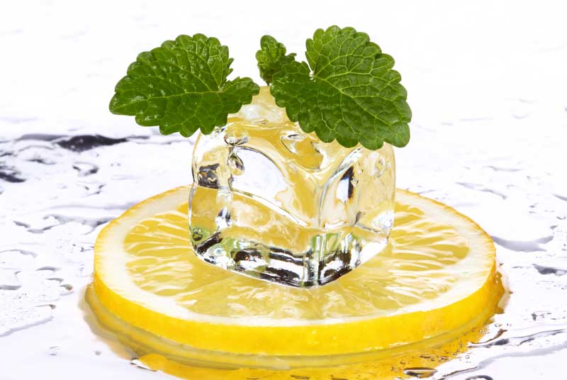 دانلود تصویر زیبا از لیموشیرین و یخ