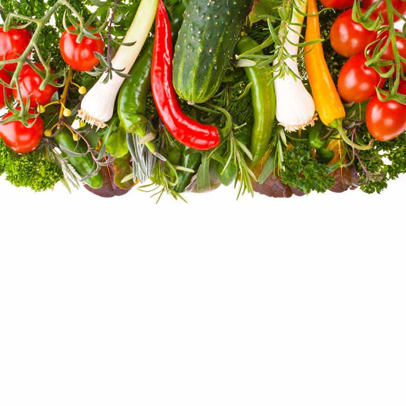 تصویر زیبا از سبزی و سیفی جات