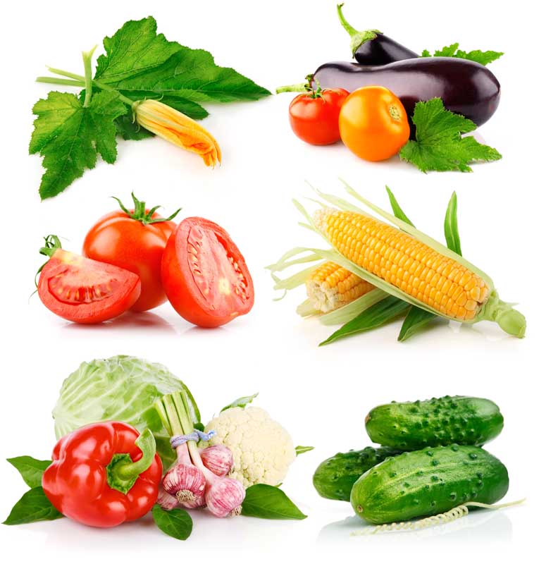 عکس زیبا از گوجه و بلال
