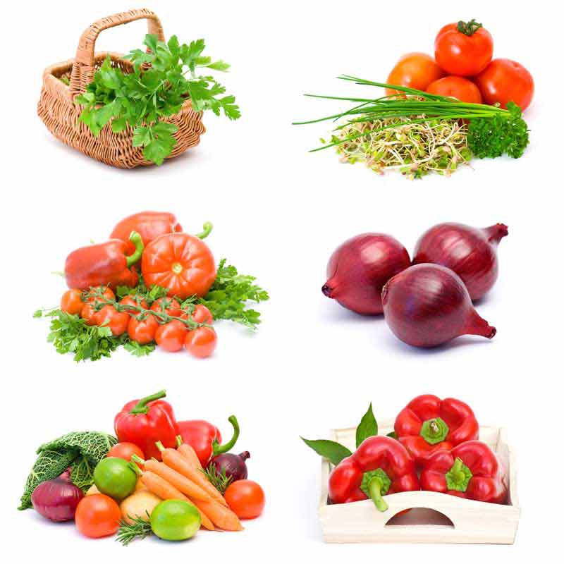 عکس زیبا از سیفی و سبزیجات
