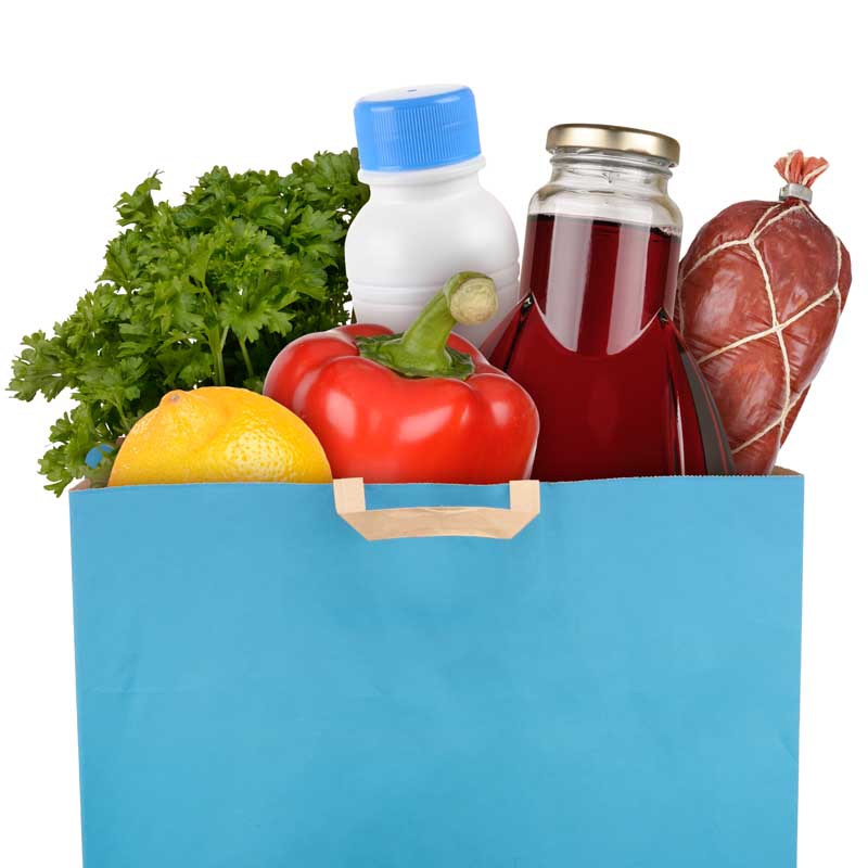 عکس زیبا از پاکت خرید آبی