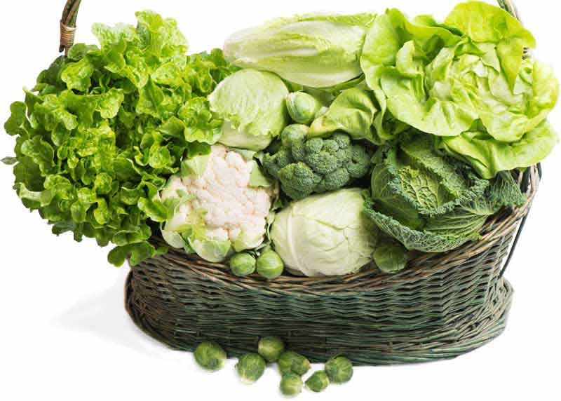 عکس زیبا از سبد سبزیجات