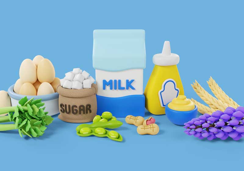 طرح لایه باز پس زمینه مواد خوراکی