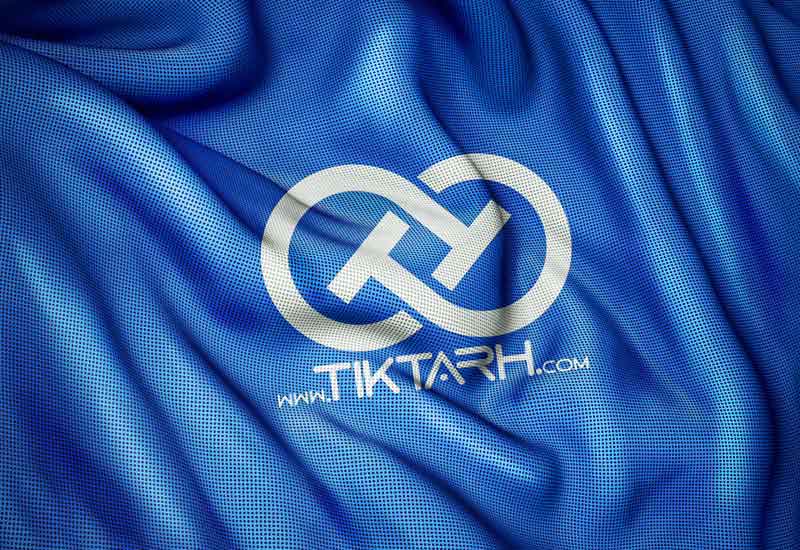 موکاپ پارچه آبی