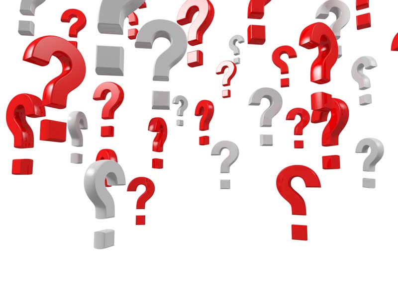 عکس سه بعدی از علامت سوال