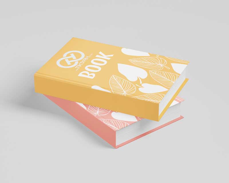 دانلود موکاپ کتاب با نوشته BOOK