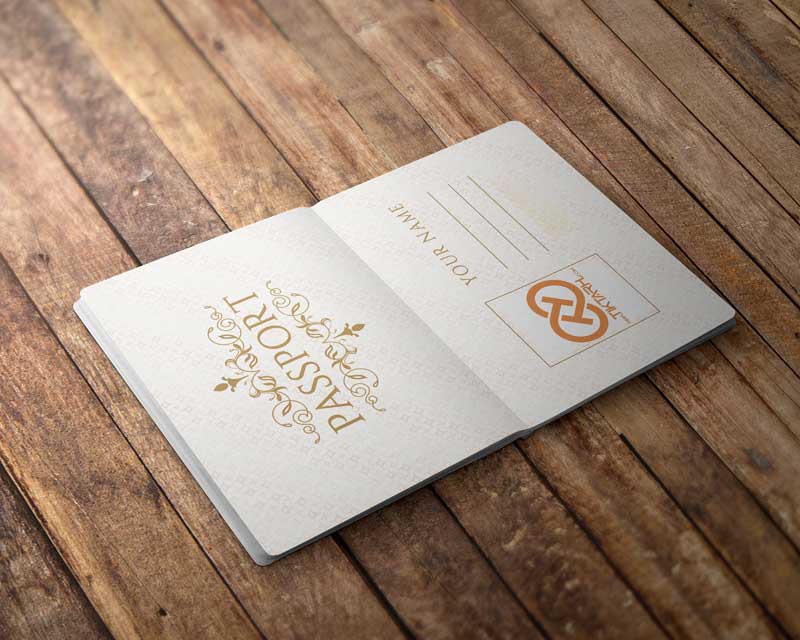 دانلود موکاپ پاسپورت
