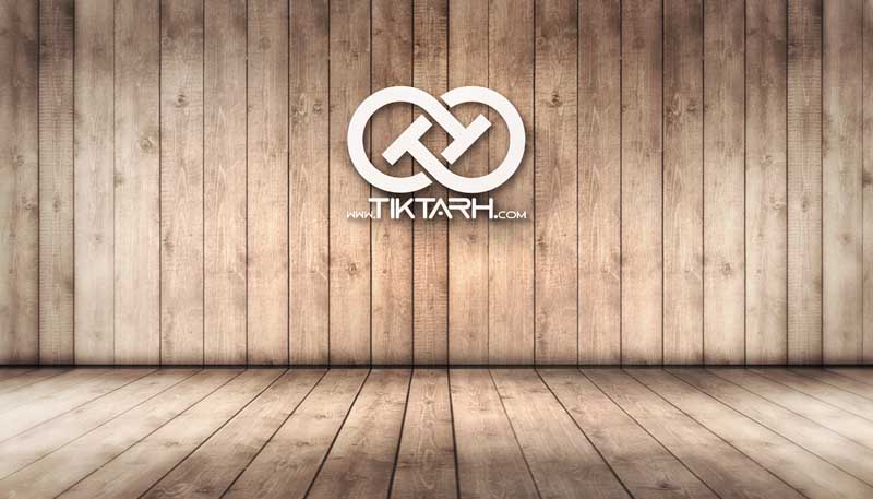 دانلود طرح موکاپ لوگوی سفید در دیوار