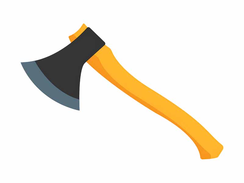 دانلود طرح تبر دسته زرد