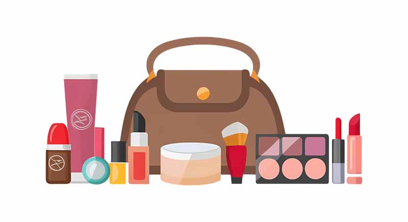 دانلود طرح کیف لوازم آرایش