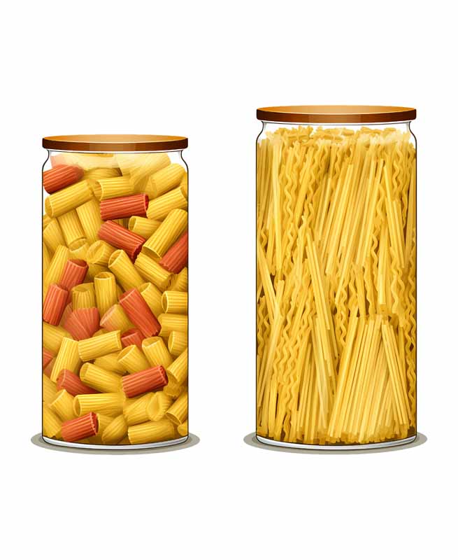 دانلود طرح ماکارونی در شیشه