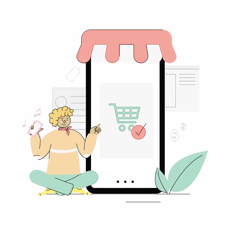 وکتور مفهومی تکمیل خرید آنلاین