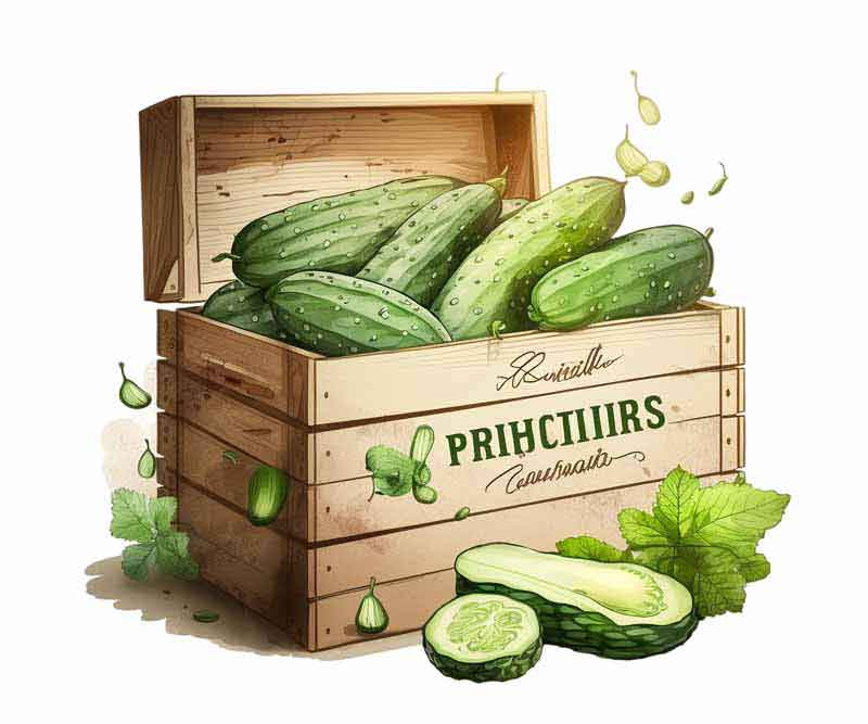 دانلود طرح خیار در جعبه درب دار