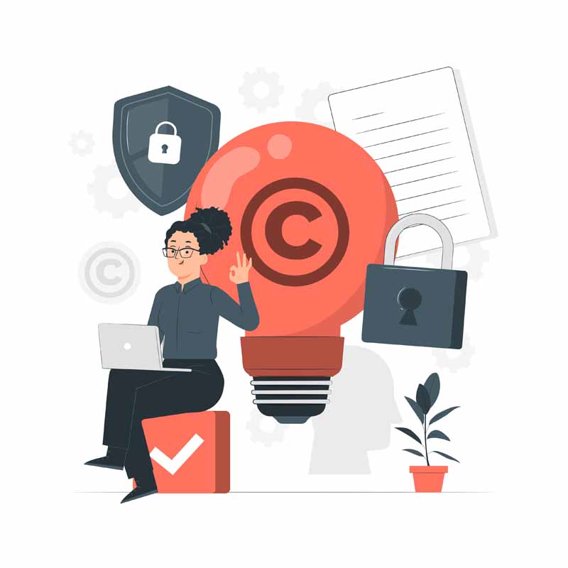 دانلود وکتور مفهومی امنیت رایانه