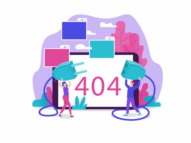 دانلود طرح لایه باز رفع مشکل ارور 404