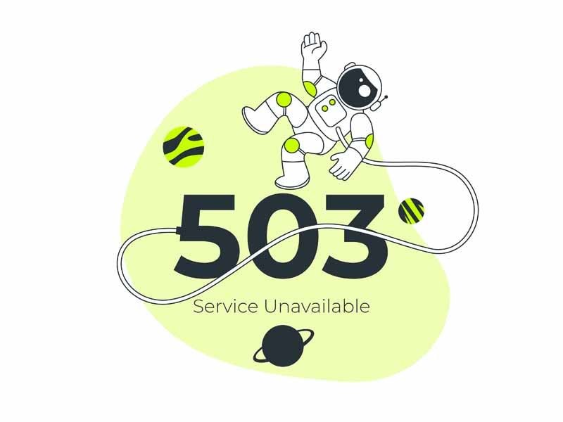 دانلود طرح لایه باز ارور 503 اقدام سریع