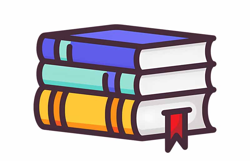 دانلود طرح کتاب ها روی هم