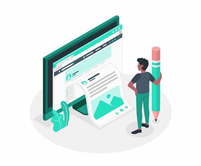 دانلود وکتور مفهومی پرینت داده ها