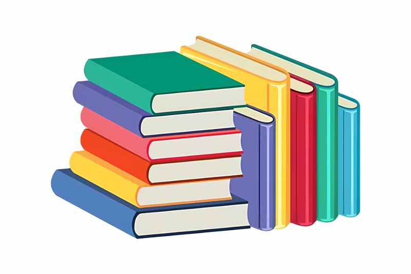 دانلود طرح کتاب ها با جلد رنگی