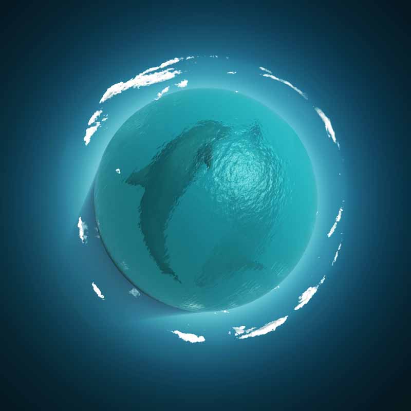 تصویر با کیفیت کره زمین آبی