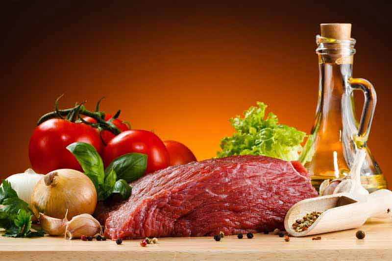 عکس با کیفیت از گوشت و روغن