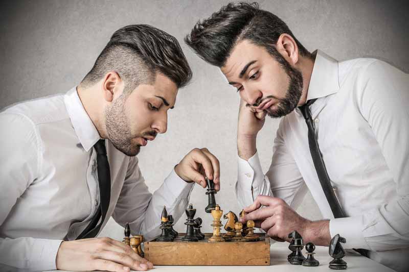 عکس با کیفیت از بازیکنان شطرنج