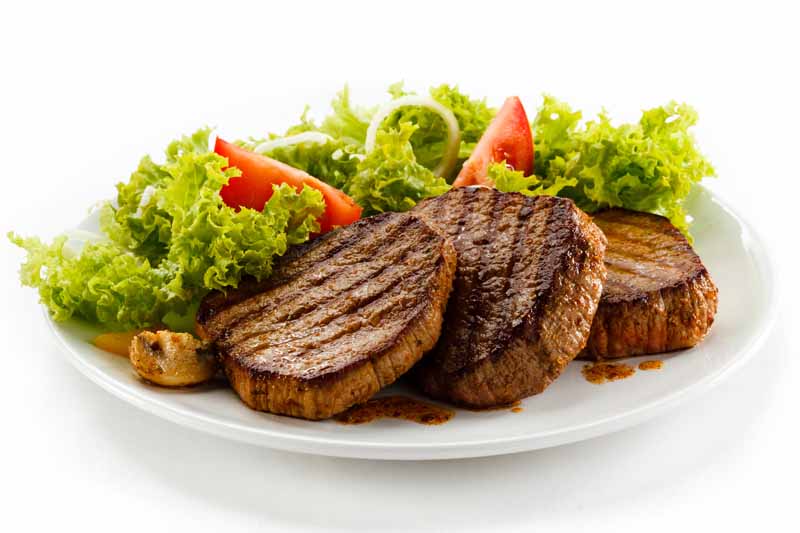 عکس لارج فرمت از سه تکه استیک