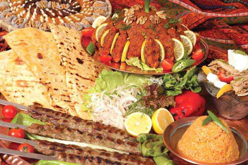 عکس لارج فرمت از کوبیده و لواش