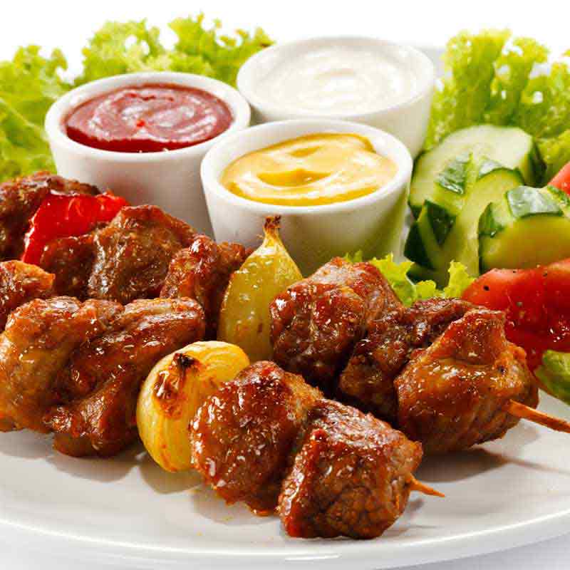 عکس لارج فرمت از کباب چرب و سس