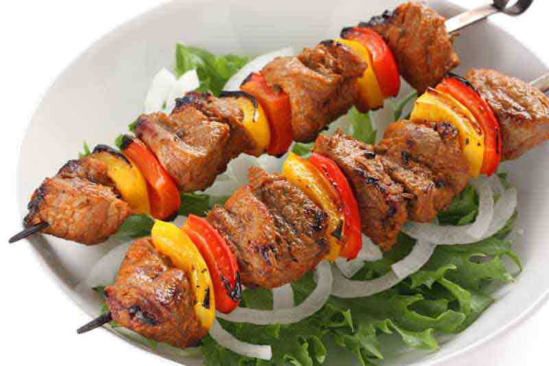 عکس لارج فرمت از ششلیک در سیخ
