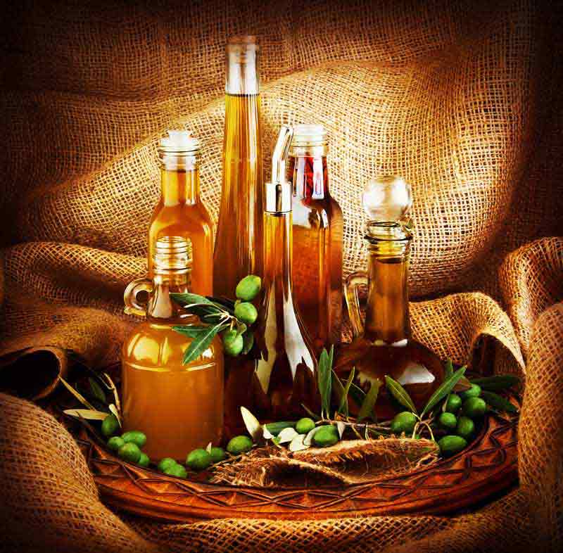 عکس با کیفیت از شیشه های روغن