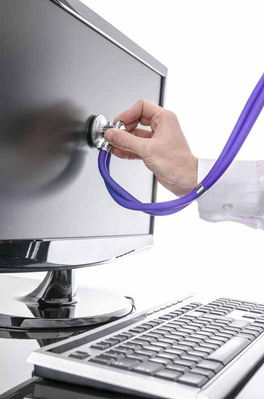 تصویر با کیفیت از گرفتن نبض کامپیوتر
