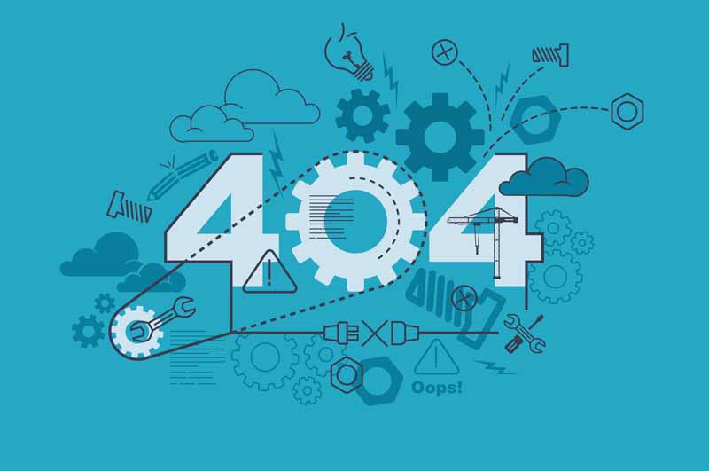 طرح لایه باز پس زمینه ارور 404