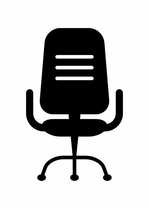 دانلود طرح صندلی مشکی