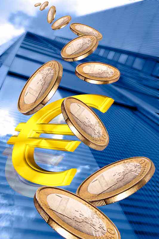 دانلود عکس با کیفیت از سکه های 1 یورویی