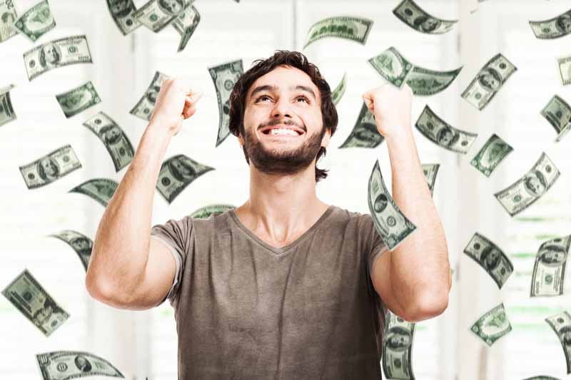 عکس با کیفیت از بارش 100 دلاری