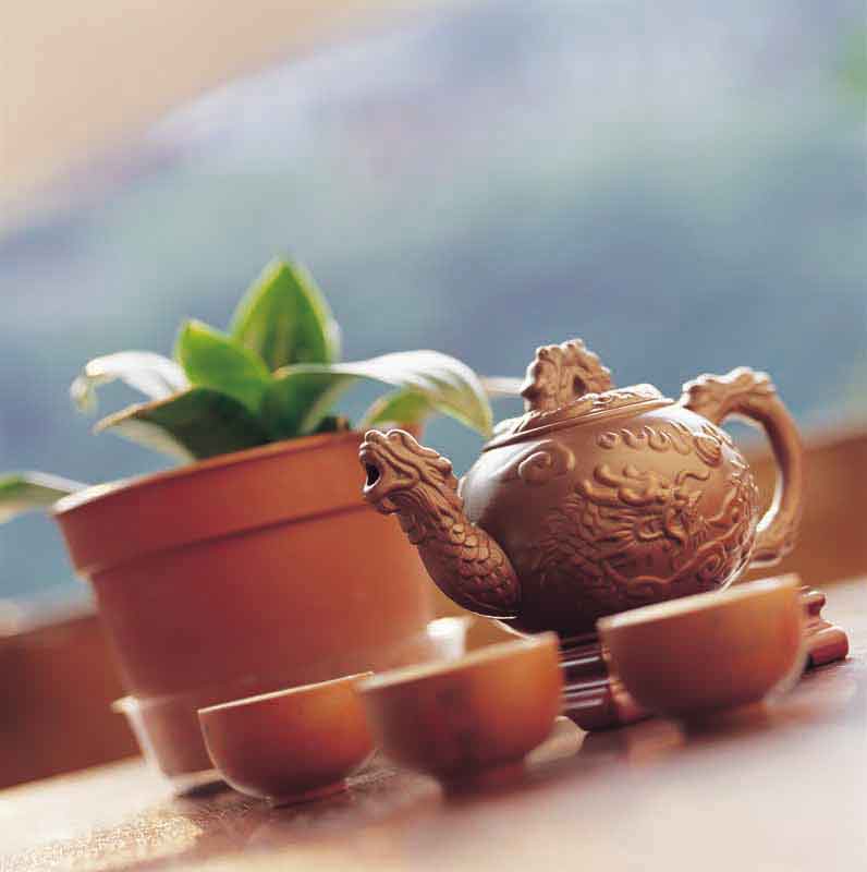 عکس زیبا از قوری منقش