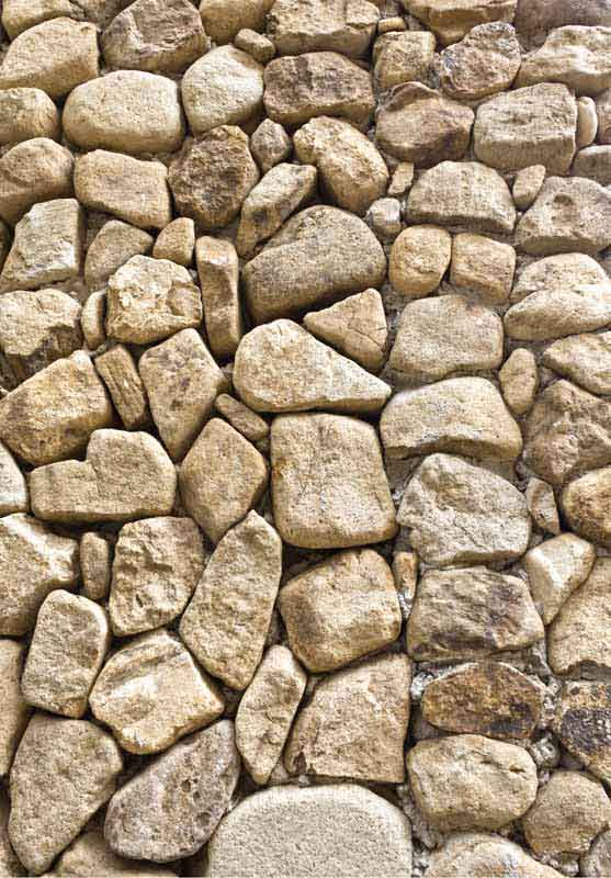 دانلود تصویر از دیوار سنگی با قلوه سنگ