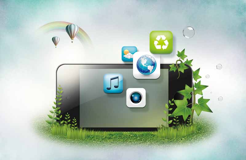 عکس با کیفیت از موبایل و دنیای سبز